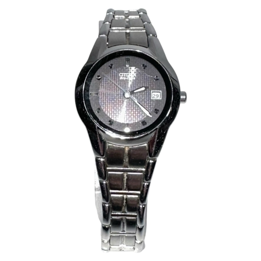 Citizen Eco-Drive EW1410-50E Paradigm Black Dial Stainless Steel Date Watch